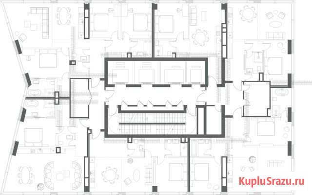 2-комнатная квартира, 68.8 м², 58/65 эт. на продажу в Москве Москва - изображение 1