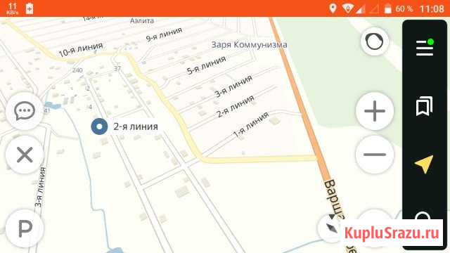 Участок СНТ, ДНП 6 сот. на продажу в Белоусово Белоусово - изображение 1