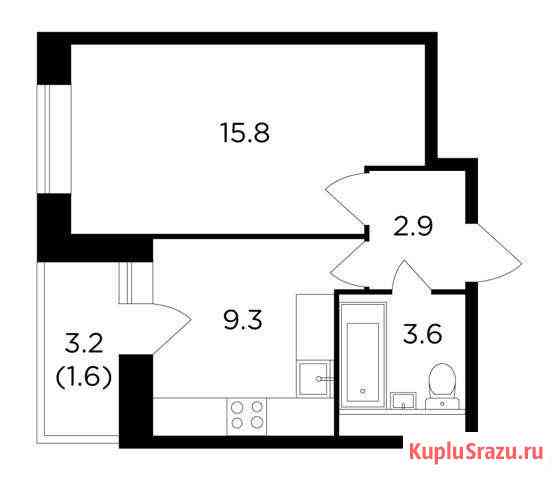 1-комнатная квартира, 33 м², 12/16 эт. на продажу в Пушкино Пушкино