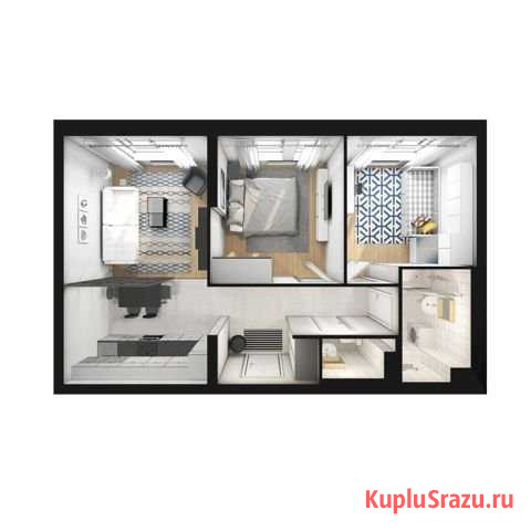 2-комнатная квартира, 58.4 м², 17/33 эт. на продажу в Котельниках Котельники - изображение 1
