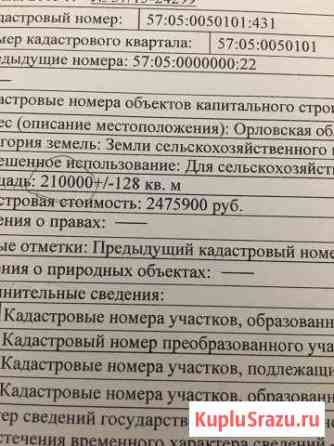 Участок СНТ, ДНП 2100 сот. на продажу в Шаблыкино Шаблыкино