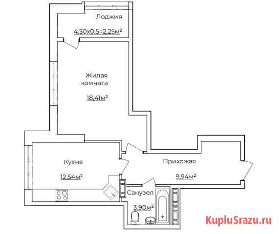 1-комнатная квартира, 47 м², 10/12 эт. на продажу в Ялте Ялта - изображение 1