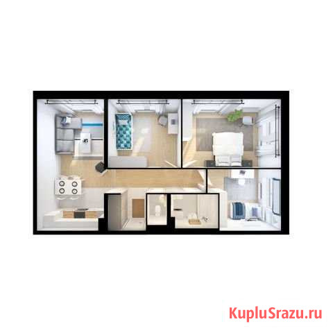 3-комнатная квартира, 78.6 м², 6/16 эт. на продажу в Москве Москва - изображение 1