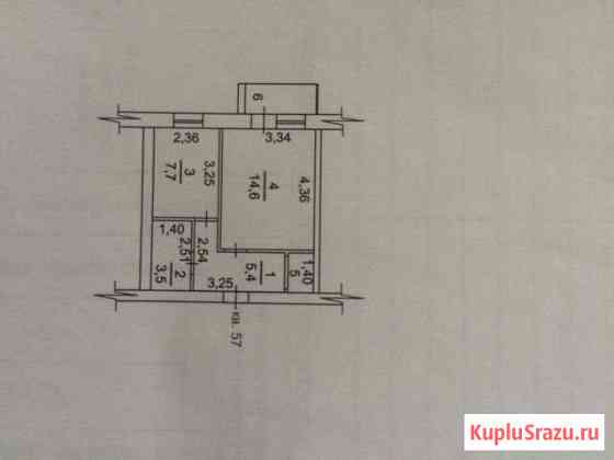 1-комнатная квартира, 32.5 м², 2/4 эт. на продажу в Ростове-на-Дону Ростов-на-Дону