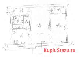 2-комнатная квартира, 43.8 м², 2/4 эт. на продажу в Коряжме Коряжма