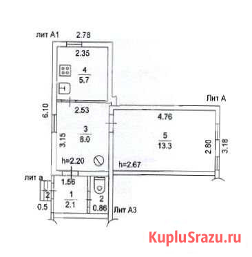 Дом 28.2 м² на участке 3.9 сот. на продажу в Домодедово Домодедово - изображение 1