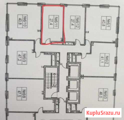 Квартира-студия, 27.7 м², 11/37 эт. на продажу в Москве Москва - изображение 1