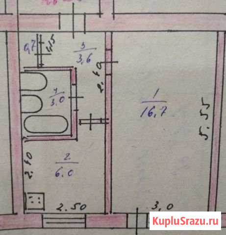 1-комнатная квартира, 30 м², 2/5 эт. на продажу в Сурске Сурск - изображение 1