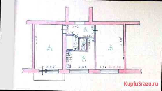 2-комнатная квартира, 43 м², 5/5 эт. на продажу в Прохладном Прохладный