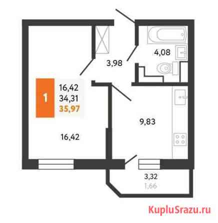 1-комнатная квартира, 36 м², 3/25 эт. на продажу в Новороссийске Новороссийск