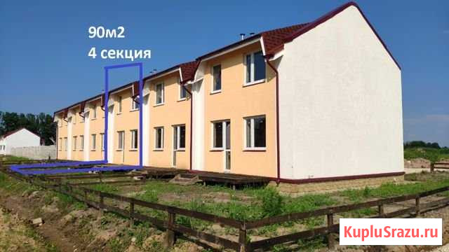 Таунхаус 90 м² на участке 1.4 сот. на продажу в Гатчине Гатчина - изображение 1