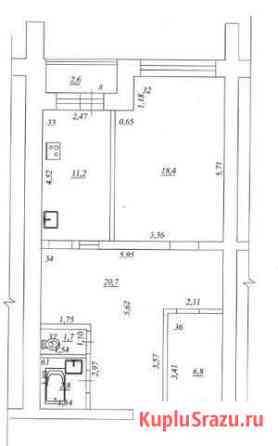 1-комнатная квартира, 61.6 м², 2/7 эт. на продажу в Самаре Самара