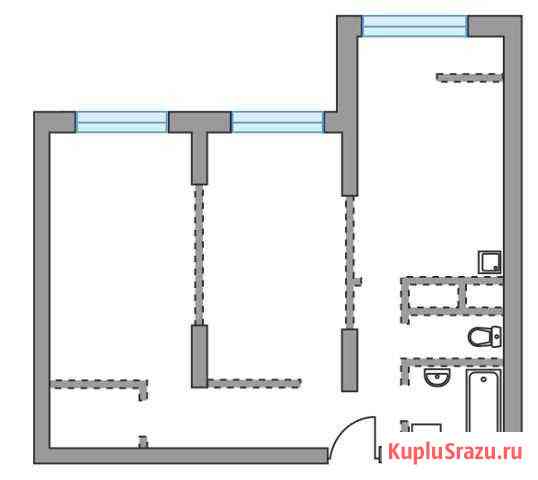 2-комнатная квартира, 54.5 м², 1/24 эт. на продажу в Балашихе Балашиха