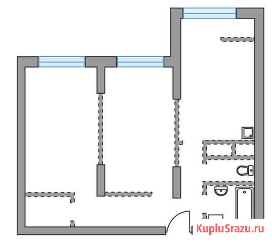 2-комнатная квартира, 54.5 м², 1/24 эт. на продажу в Балашихе Балашиха - изображение 1