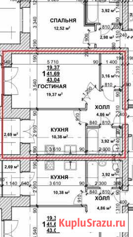 1-комнатная квартира, 43 м², 3/3 эт. на продажу в Ярославле Ярославль - изображение 1