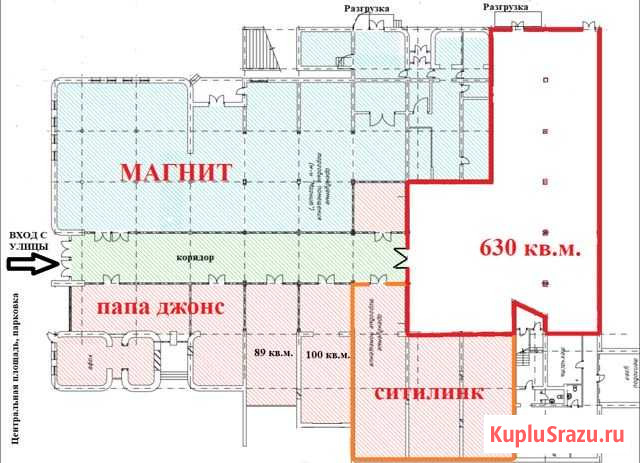 Торговое помещение, 630 кв.м. Сергиев Посад - изображение 1