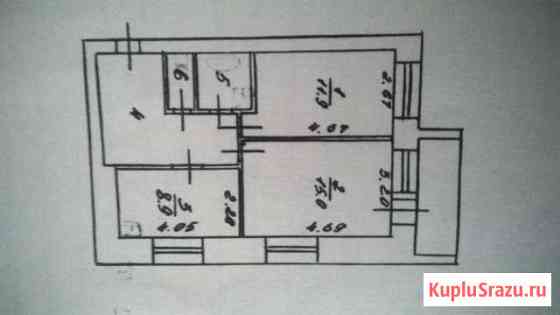 2-комнатная квартира, 50.8 м², 2/2 эт. на продажу в Гороховце Гороховец