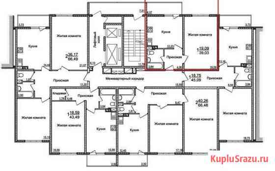 1-комнатная квартира, 39 м², 16/18 эт. на продажу в Краснодаре Краснодар