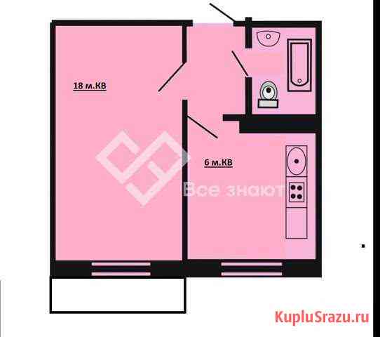 1-комнатная квартира, 33 м², 6/9 эт. на продажу в Челябинске Челябинск