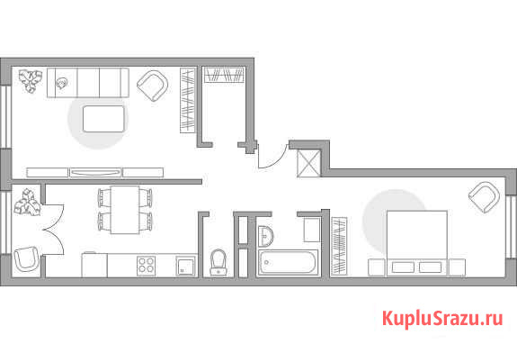 2-комнатная квартира, 54.5 м², 5/8 эт. на продажу в Красногорске Московской области Красногорск - изображение 1