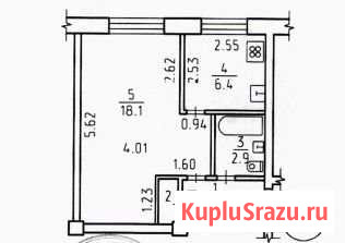 1-комнатная квартира, 31.3 м², 2/5 эт. на продажу в Ижевске Ижевск - изображение 1