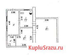 2-комнатная квартира, 34.5 м², 1/1 эт. на продажу в Рязани Рязань - изображение 1