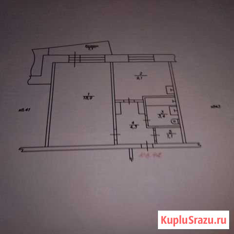 1-комнатная квартира, 36.9 м², 2/9 эт. в аренду на длительный срок в Новоуральске Новоуральск - изображение 1
