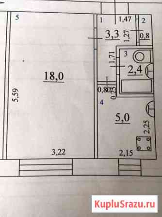 1-комнатная квартира, 30 м², 9/9 эт. на продажу в Самаре Самара