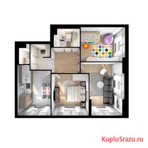 3-комнатная квартира, 72.7 м², 31/33 эт. на продажу в Котельниках Котельники