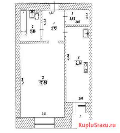 1-комнатная квартира, 36.2 м², 7/9 эт. на продажу в Димитровграде Димитровград