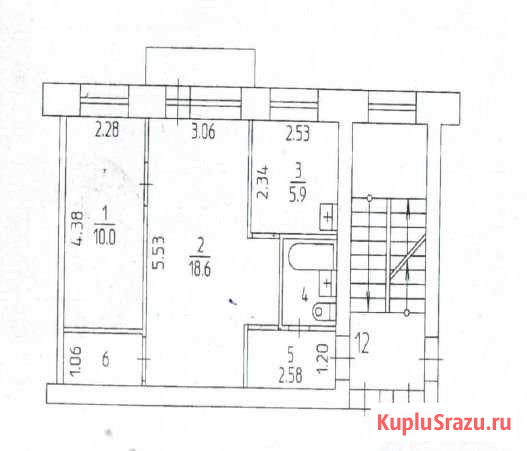 2-комнатная квартира, 42.8 м², 3/5 эт. на продажу в Перми Пермь - изображение 1
