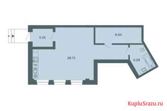 Квартира-студия, 59 м², 1/4 эт. на продажу в Санкт-Петербурге Санкт-Петербург