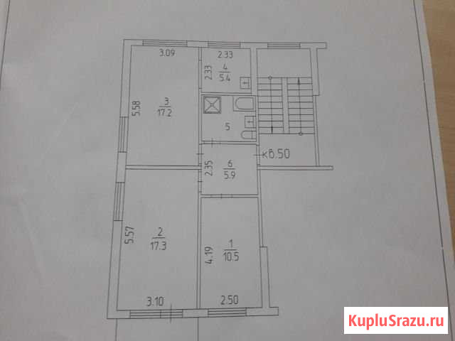 3-комнатная квартира, 61 м², 2/5 эт. на продажу в Перми Пермь - изображение 1