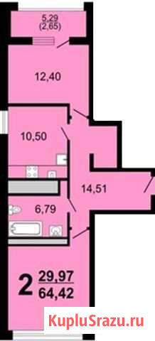 2-комнатная квартира, 67 м², 1/9 эт. на продажу в Твери Тверь - изображение 1