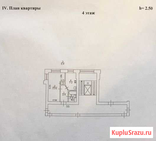1-комнатная квартира, 29.3 м², 4/9 эт. на продажу в Санкт-Петербурге Санкт-Петербург - изображение 1