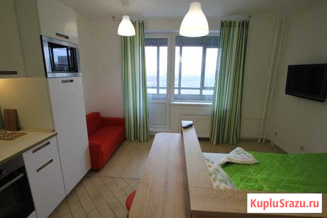 Квартира-студия, 26 м², 9/16 эт. в аренду на длительный срок в Кудрово Кудрово - изображение 1