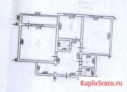 2-комнатная квартира, 53.9 м², 1/5 эт. на продажу в Олекминске Олекминск - изображение 1