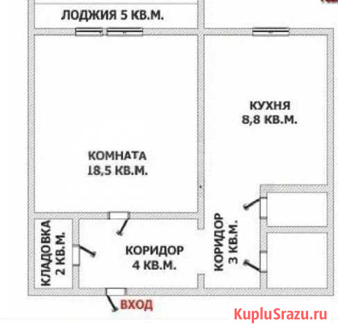 1-комнатная квартира, 43 м², 4/10 эт. на продажу в Челябинске Челябинск - изображение 1