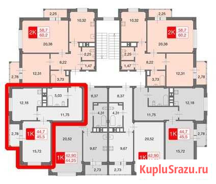 1-комнатная квартира, 45 м², 2/3 эт. на продажу в Москве Москва - изображение 1
