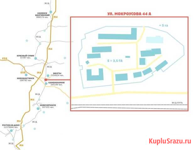 Помещения под производство, 35000 кв.м. Каменоломни - изображение 1