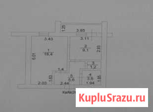 1-комнатная квартира, 47.2 м², 5/5 эт. на продажу в Пензе Пенза - изображение 1