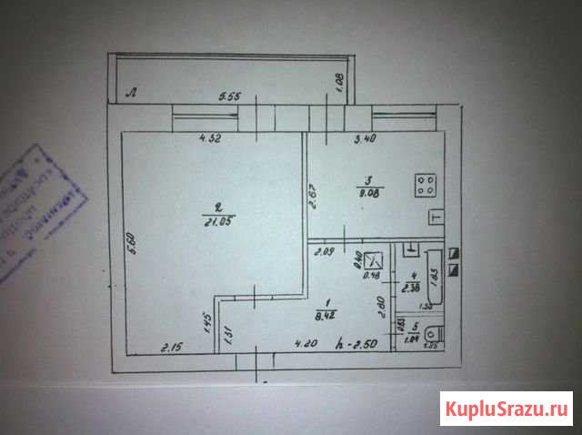 1-комнатная квартира, 42 м², 1/2 эт. на продажу в Старой Майне Старая Майна - изображение 1