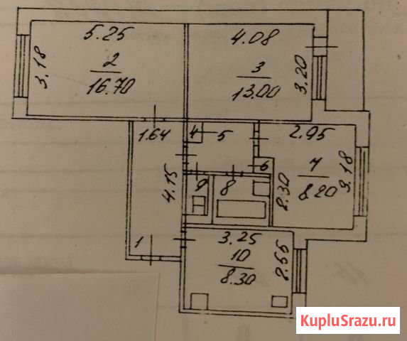 3-комнатная квартира, 60.5 м², 4/9 эт. на продажу в Белгороде Белгород - изображение 1