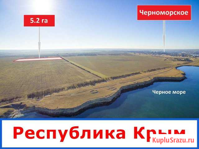 Участок СНТ, ДНП 520 сот. на продажу в Черноморском Республики Крым Черноморское - изображение 1