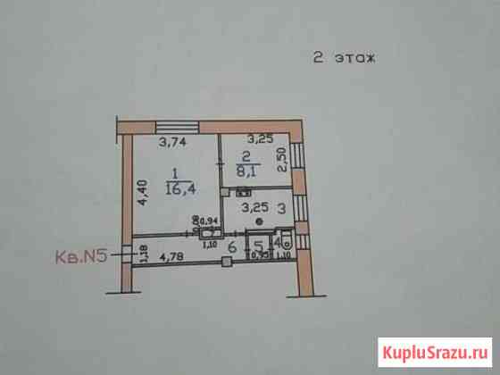 2-комнатная квартира, 38 м², 2/2 эт. на продажу в Иваново Иваново