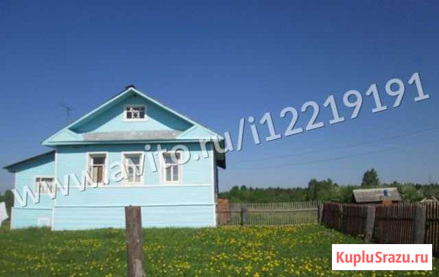 Дом 65 м² на участке 50 сот. на продажу в Устье Вологодской области Устье - изображение 1