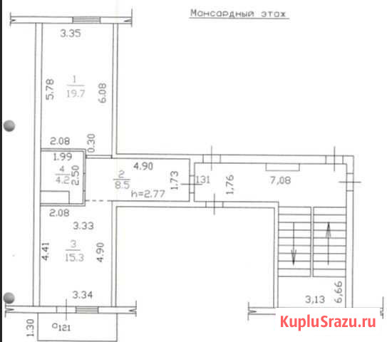 2-комнатная квартира, 47.7 м², 6/6 эт. на продажу в Улан-Удэ Улан-Удэ - изображение 1