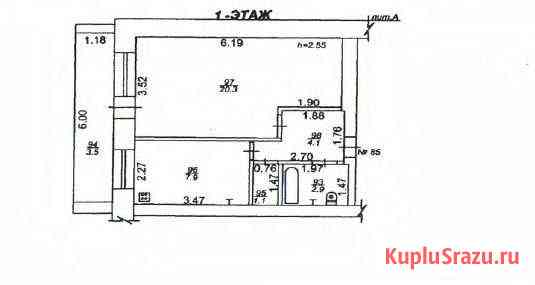 1-комнатная квартира, 36.3 м², 1/5 эт. на продажу в Елабуге Елабуга