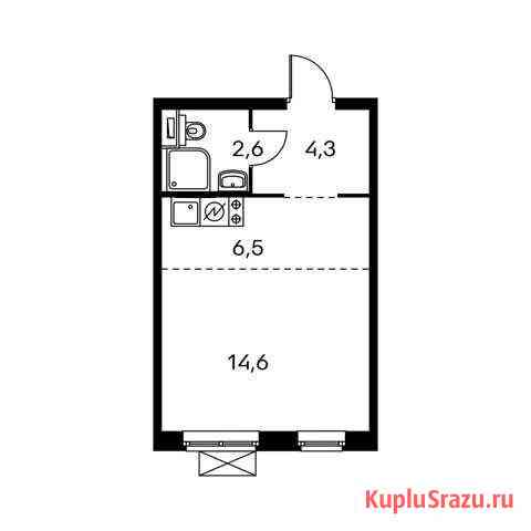 Квартира-студия, 28 м², 9/13 эт. на продажу в Москве Москва