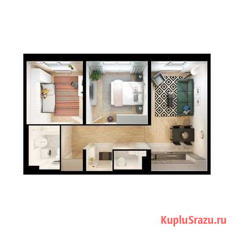 2-комнатная квартира, 56.7 м², 23/25 эт. на продажу в Котельниках Котельники - изображение 1